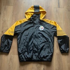 vintage steelers coat/jacket